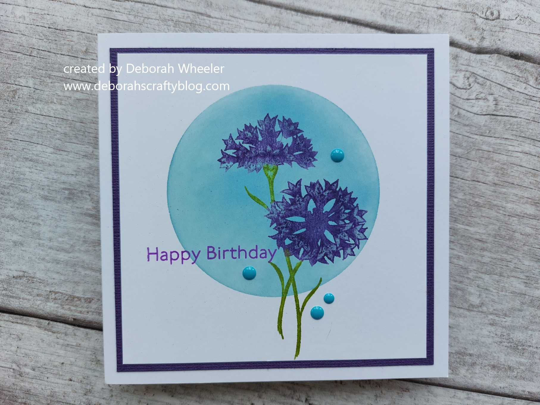 one design, two cards – Deborah's Crafty Blog