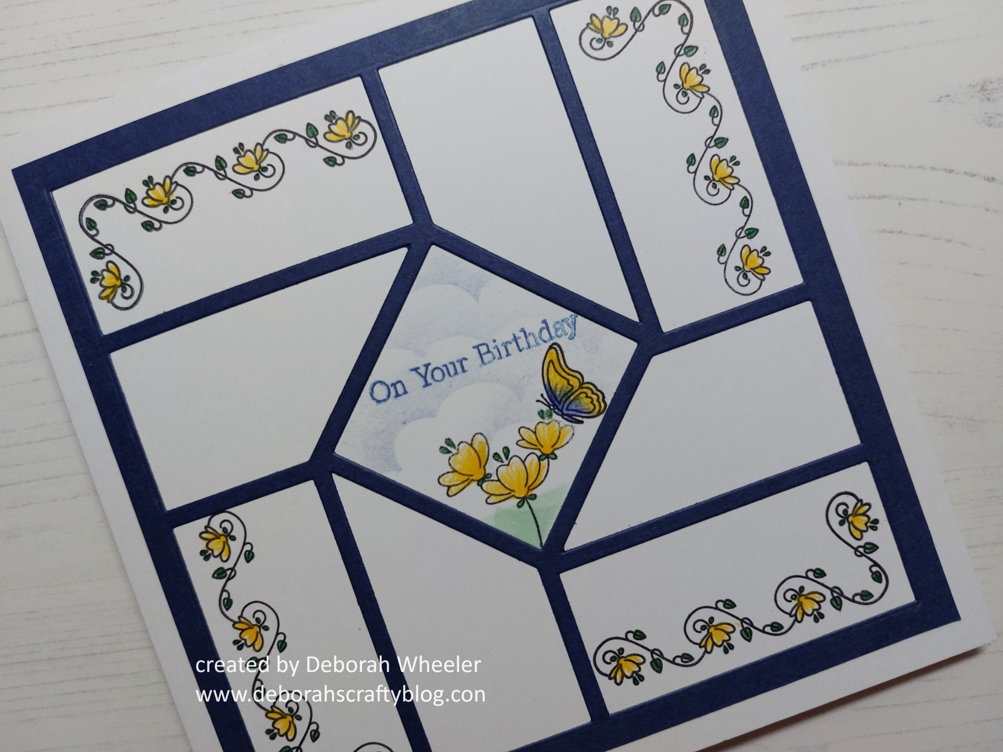 butterfly layout – Deborah's Crafty Blog
