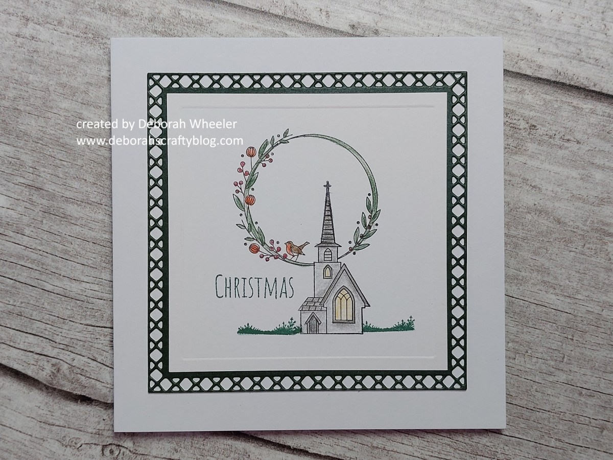 Christmas church wreath